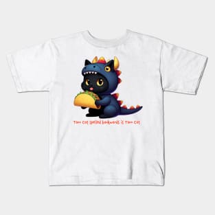 Taco Cat spelled backwards Kids T-Shirt